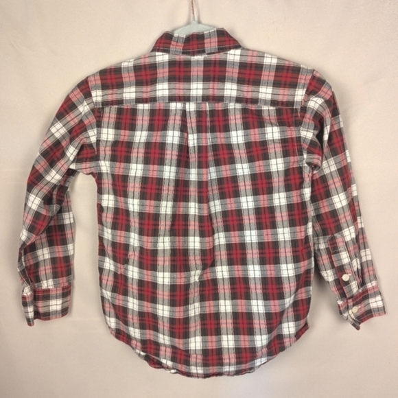 Chaps boy's size 8 button down plaid - Picture 5 of 5